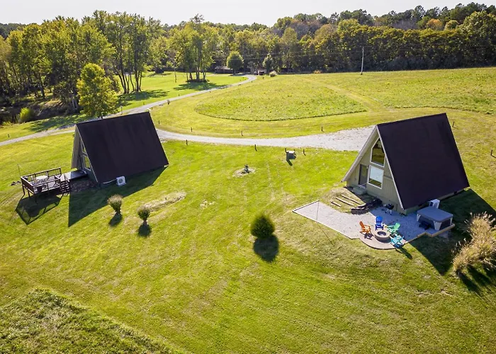 3 A-frame W Hot Tubs Near Wine Trail *