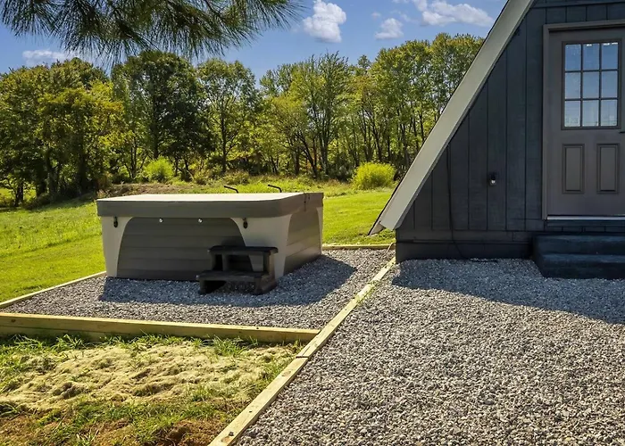 3 A-frame W Hot Tubs Near Wine Trail Makanda